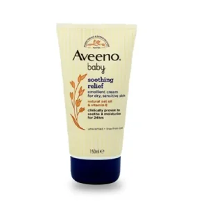Aveeno Baby Soothing Relief Emollient Cream 150ml for dry and sensitive baby skin
