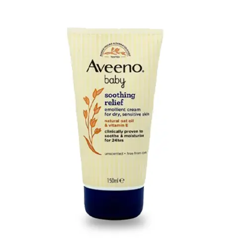 Aveeno Baby Soothing Relief Emollient Cream 150ml for dry and sensitive baby skin