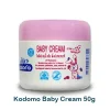 Kodomo baby cream 50g jar with pink hanabaki rabbit on label Kodomo Baby Cream Pink Hanabaki 50g moisturizing cream for newborn and sensitive baby skin,kodomo, baby cream, baby moisturizer, newborn baby, sensitive skin, baby skincare, vitamin e, tsubaki oil, sakura extract, baby care, moisturizing cream, original product