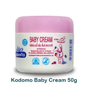 Kodomo Baby Cream Pink Hanabaki 50g moisturizing cream for newborn and sensitive baby skin,kodomo, baby cream, baby moisturizer, newborn baby, sensitive skin, baby skincare, vitamin e, tsubaki oil, sakura extract, baby care, moisturizing cream, original product