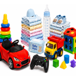 baby, toys, clothing, newborn, accessories, stackable, rings, car, truck, bottle, wipes, booties, blocks, controller, colorful, plastic, fabric, childhood, nursery, infant, development, play, education, games, white, background, collection